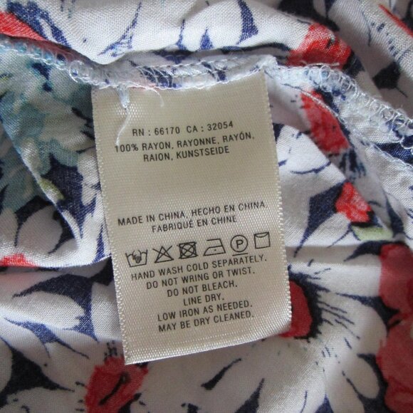 6 of 52 CONVERSATIONS by ANTHROPOLOGIE Floral Print Sleeveless Blouse – Small - Picture 6 of 6